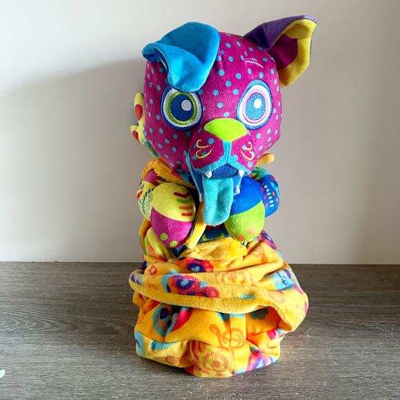 Disney Pixar COCO Baby Dante Alebrije in Blanket Puppy Plush Stuffed Animal EUC - Picture 1 of 7